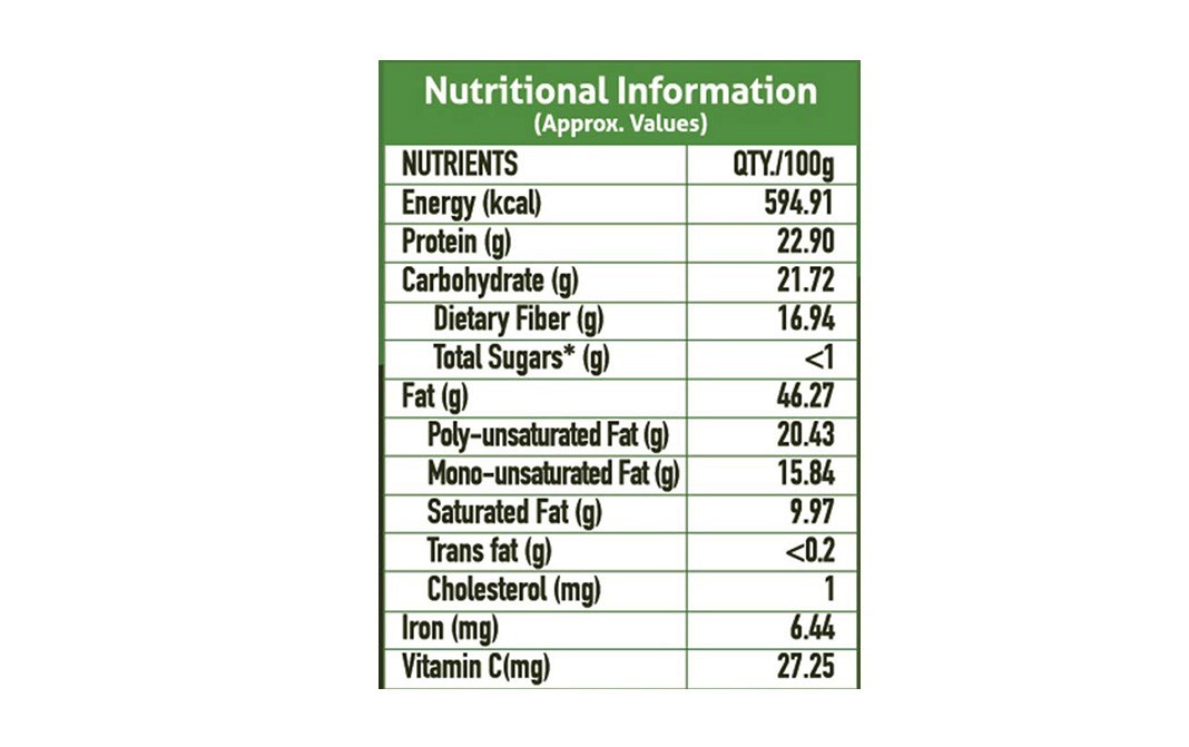 Nouriza Nutritious Seed Mix (Flax, Sesame, Sunflower, Pumpkin & Chia)   Plastic Jar  200 grams